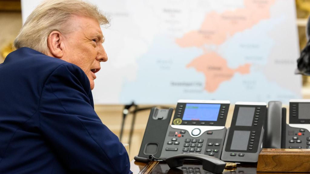 El presidente de EEUU, Donald Trump, en el Despacho Oval de la Casa Blanca.