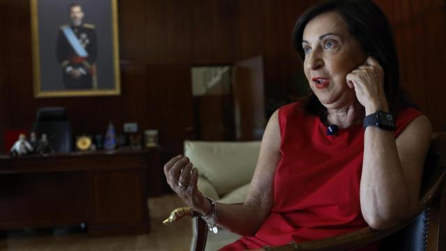 La ministra de Defensa, Margarita Robles, en una entrevista con la agencia Efe.