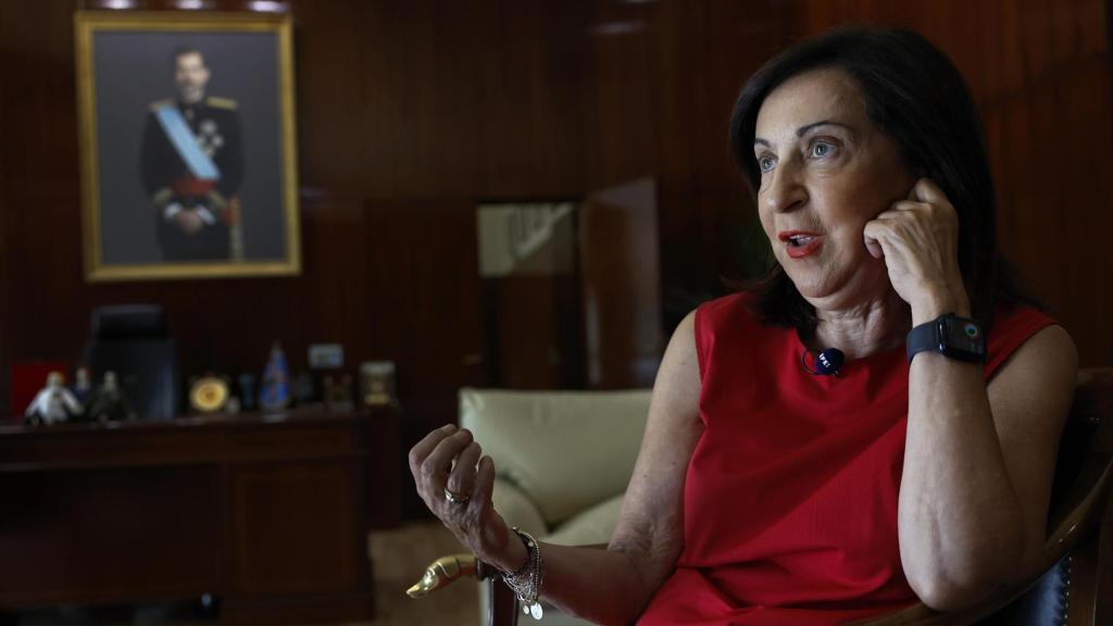 La ministra de Defensa, Margarita Robles, en una entrevista con la agencia Efe.