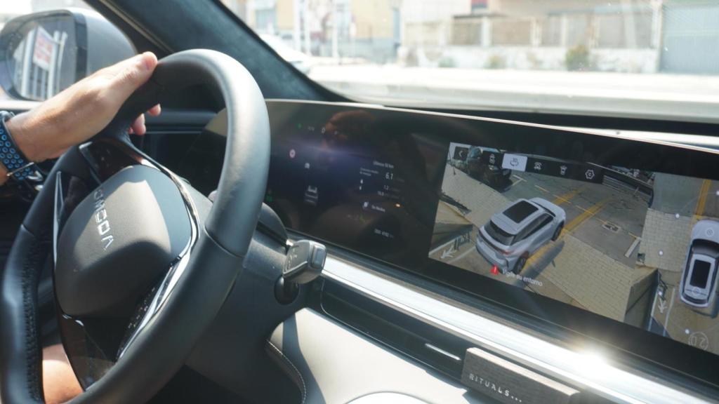 Pantalla con realidad aumentada.