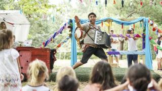 Cé Orquesta en el festival The Wild