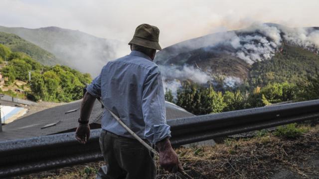 Incendios en España.