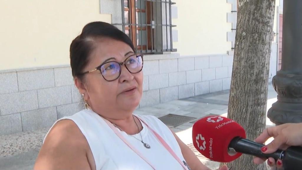 Una vecina de Madrid habla sobre el alquiler.