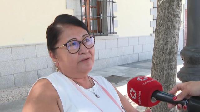 Una vecina de Madrid habla sobre el alquiler.