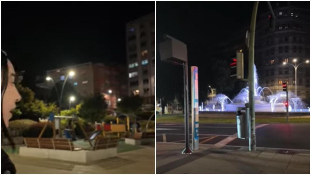 Algunas zonas del recorrido por A Coruña de los youtubers