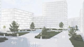 Imagen virtual de la zona de viviendas en Monte Mero.