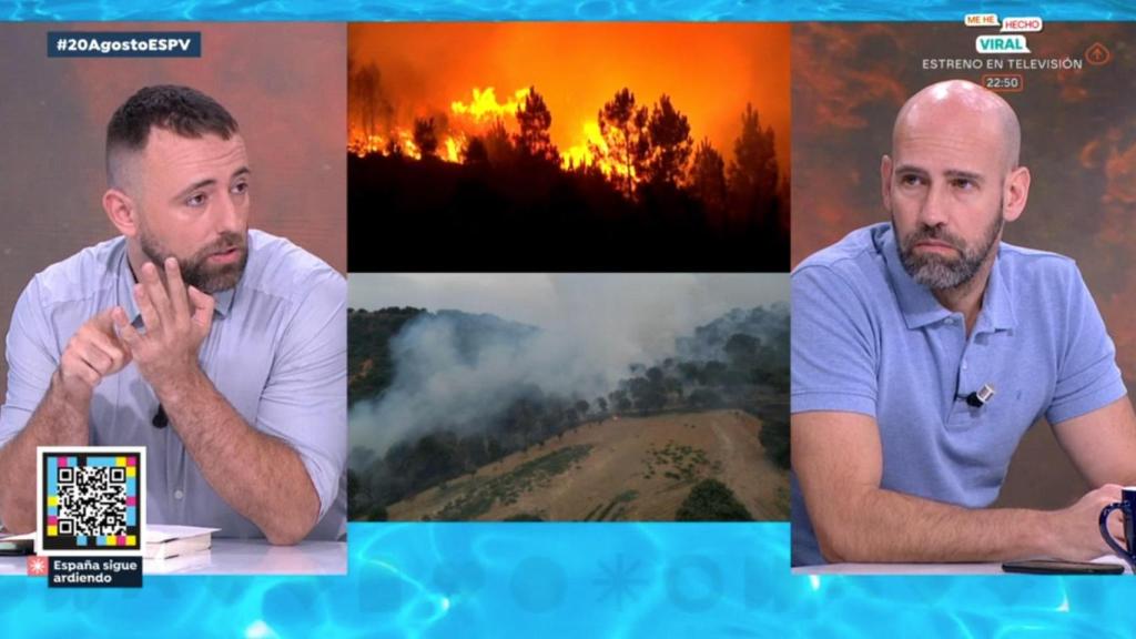 Jasiel-Paris Álvarez y Gonzalo Miró en 'Espejo Público'.