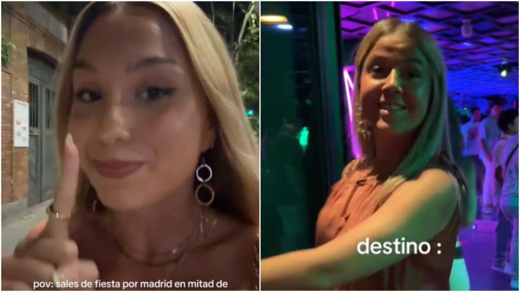 Un grupo de chicas saliendo de fiesta por Madrid en agosto.