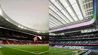 El estadio Metropolitano y el Santiago Bernabéu