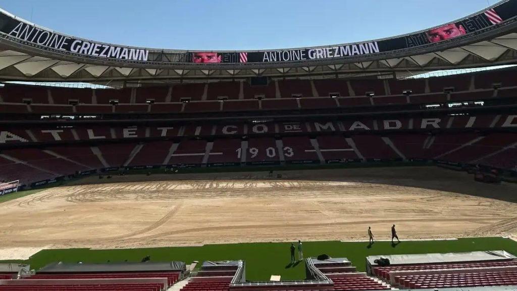 Pruebas del videomarcador 360º del Metropolitano