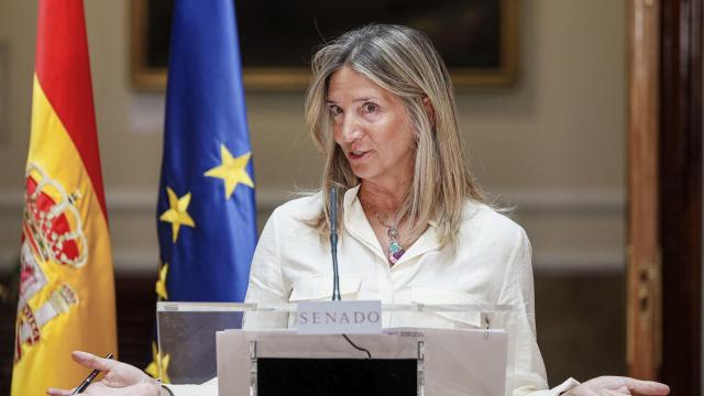 La portavoz del Grupo Popular en el Senado, Alicia García, este miércoles.