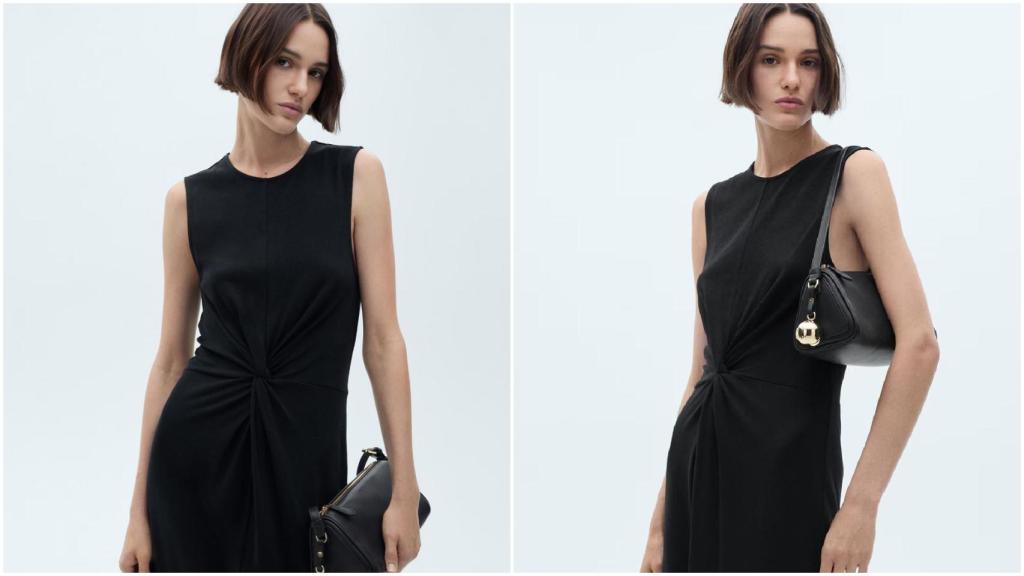 Vestido midi de Mango. Ref: 77000368