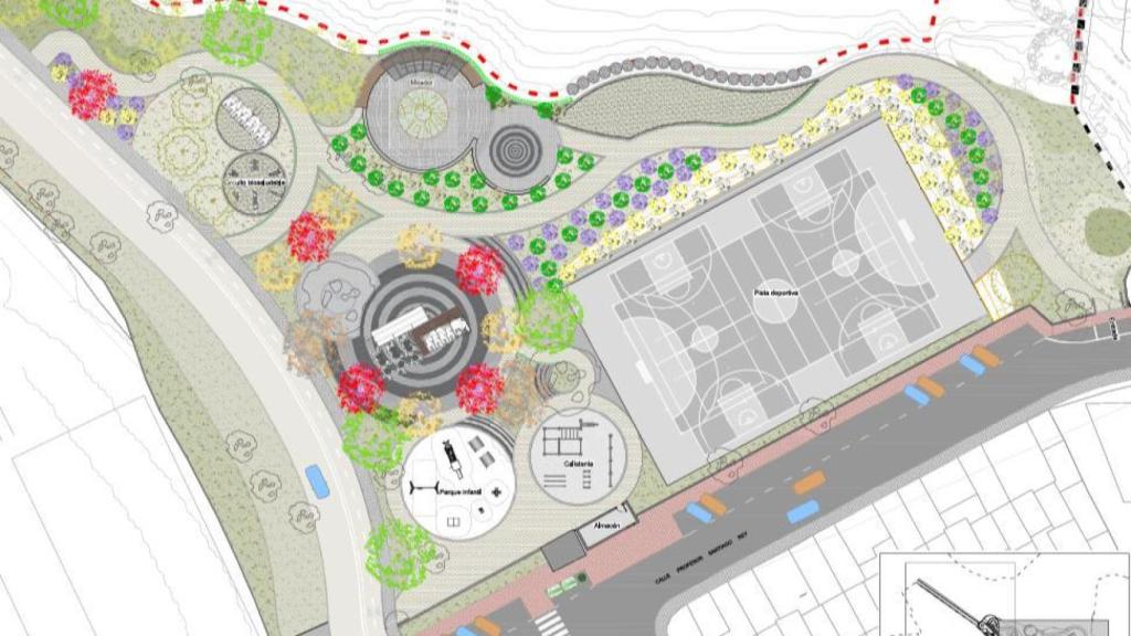 Diseño de la fase 2 del nuevo parque de Benalmádena.