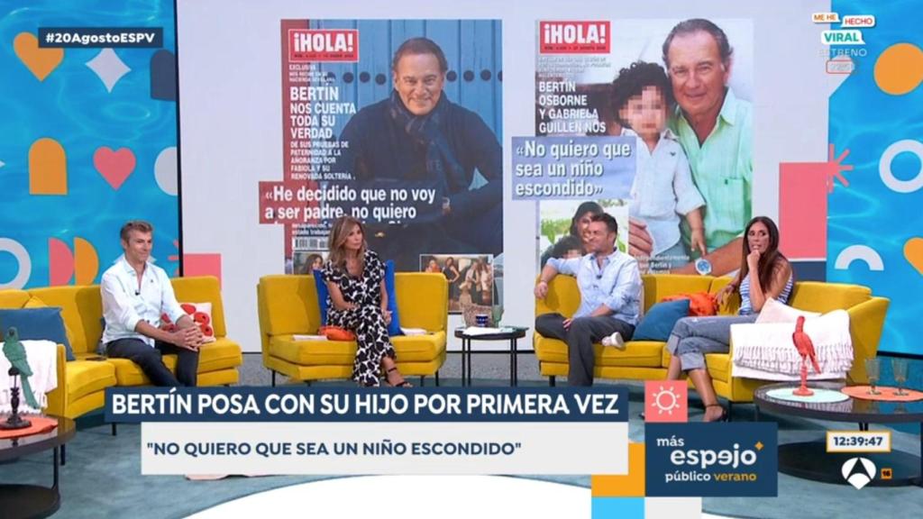Lázaro Sánchez, Gema López, Miquel Valls e Isabel Rábago en 'Espejo Público'.