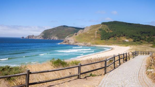 Una de las playas más bonitas de Fisterra, en A Coruña