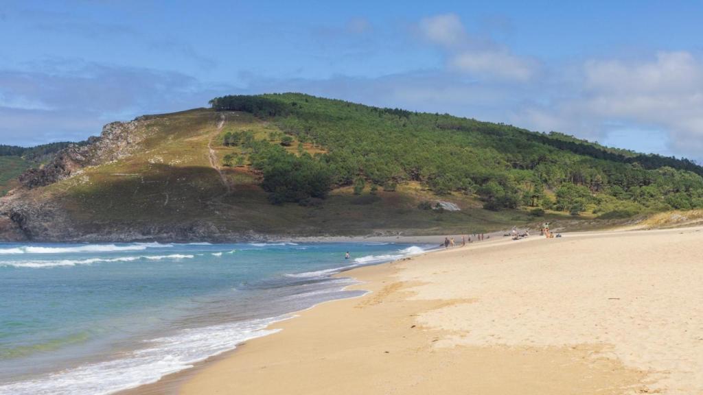 Praia Mar de Fóra, en Fisterra