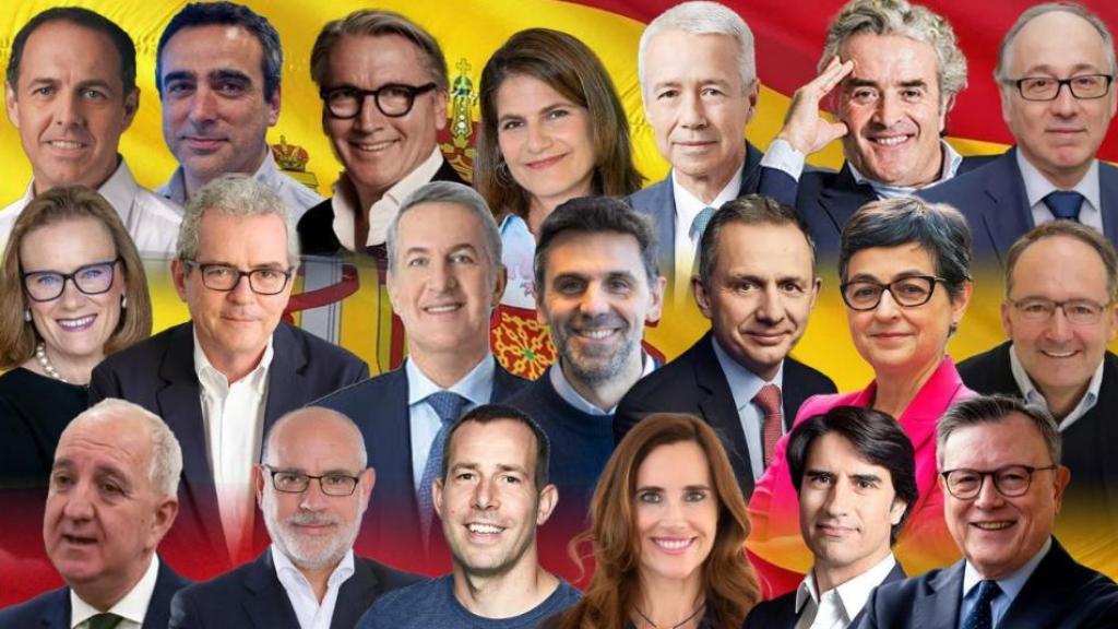 Rostros de los empresarios destacados en el Top 20