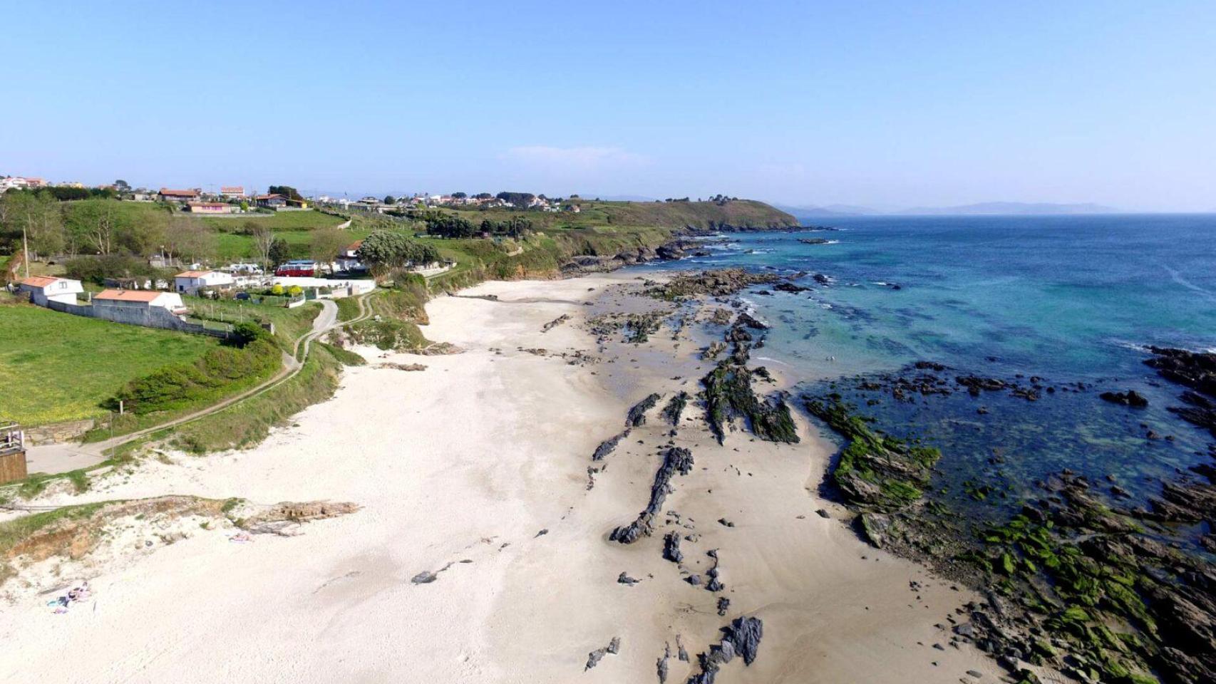 Praia da Pragueira, en Sanxenxo