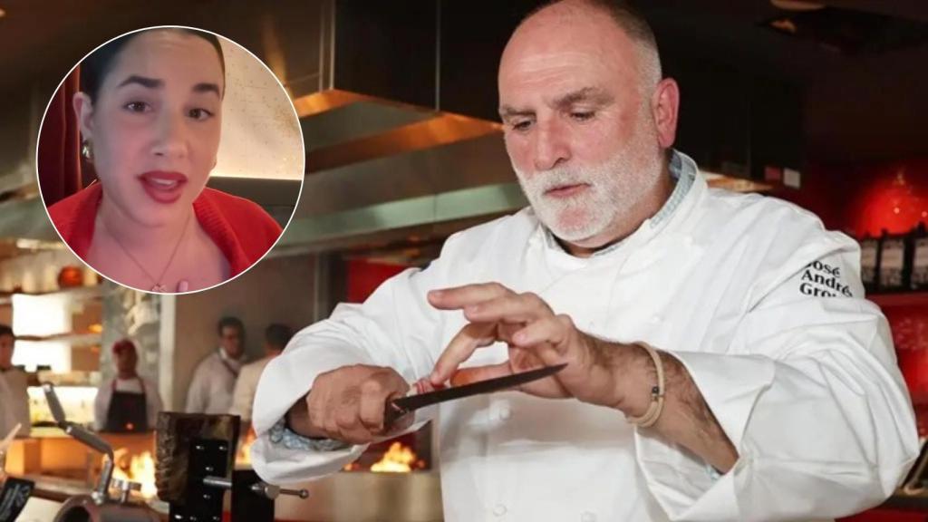El chef José Andrés y la creadora de contenido de TikTok Marta Rodríguez.