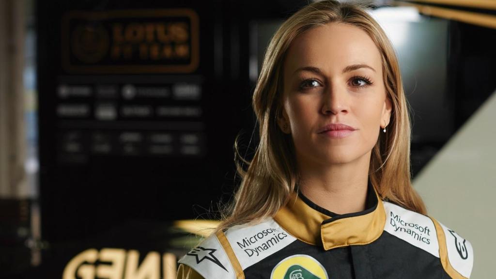 Carmen Jordá, durante su época como piloto reserva en Fórmula 1 en la escudería Lotus