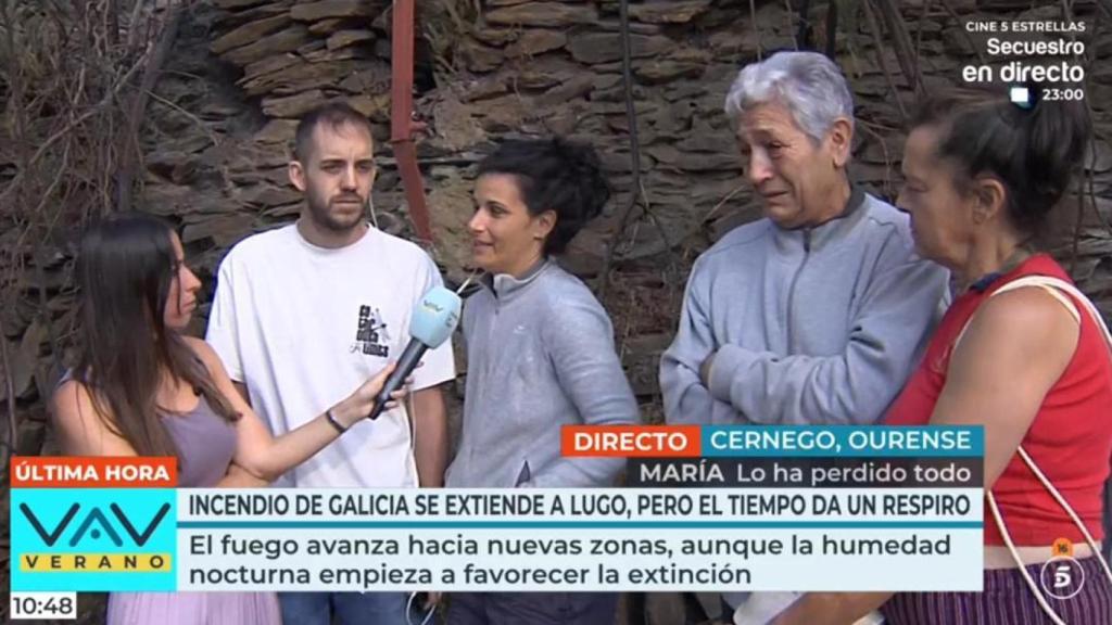 Vecinos de Gernego (Ourense).