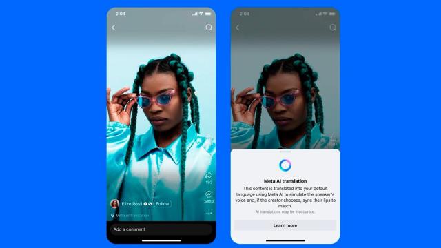 Doblaje con IA de Meta
