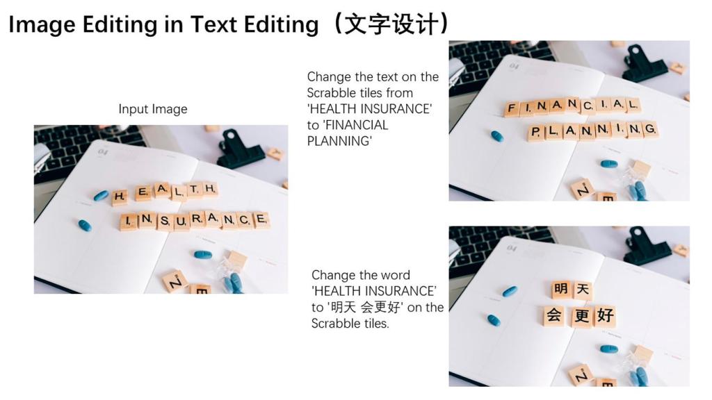 Edición de textos en imagen original