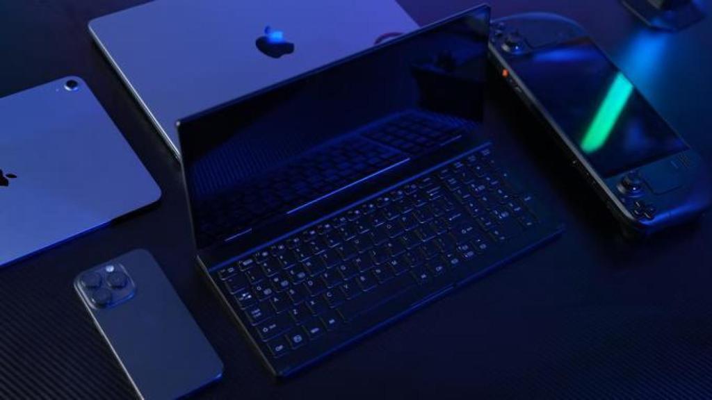 Teclado portátil con pantalla de KeyGo