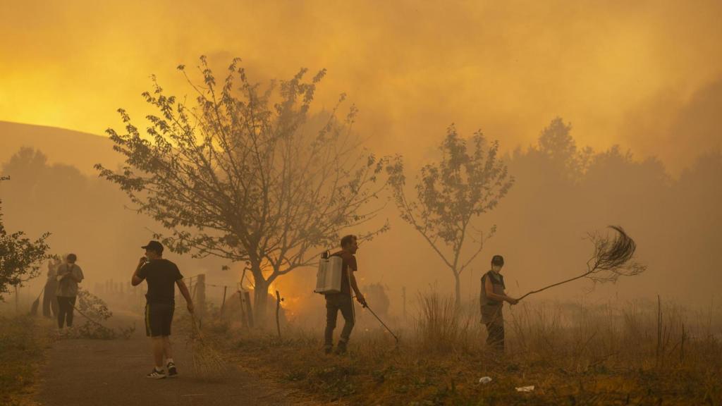 Incendios en España.