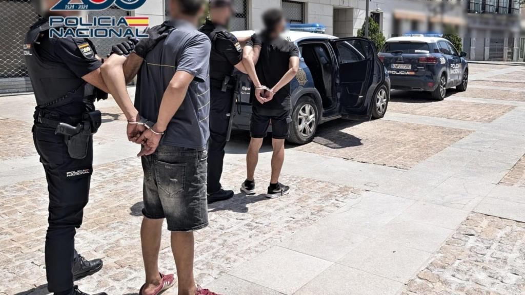 Imagen de los detenidos.