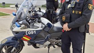 Dos agentes de la Policía Nacional de Valladolid