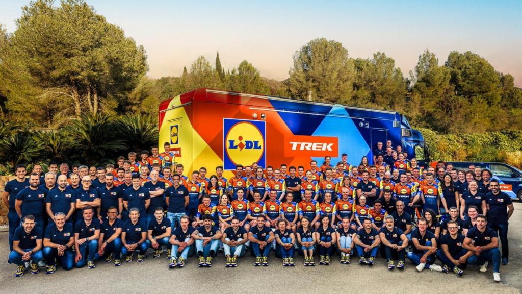 Foto de grupo del Lidl-Trek.