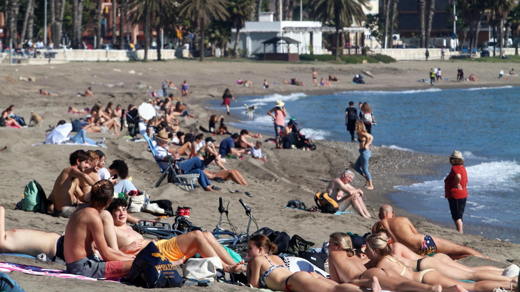 Playa de la Malagueta.