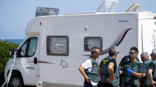 Autocaravana en la que ha sido hallada asesinada la turista francesa. Efe / Andreu Esteban