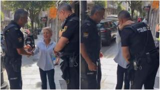 Maricarmen agradecida con los Agentes de la Policía Nacional que salvaron su vida