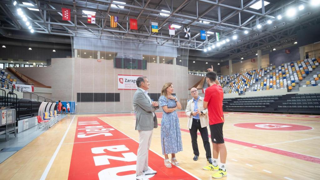 El pabellón Siglo XXI de Zaragoza cambia sus luminarias.