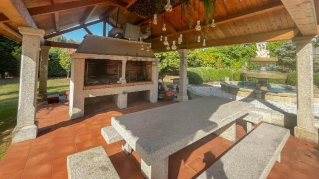 Zona exterior de barbacoa