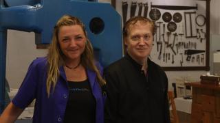 Elena Garmendia y Rafael Pérez, chefs y dueños de La Carpintería