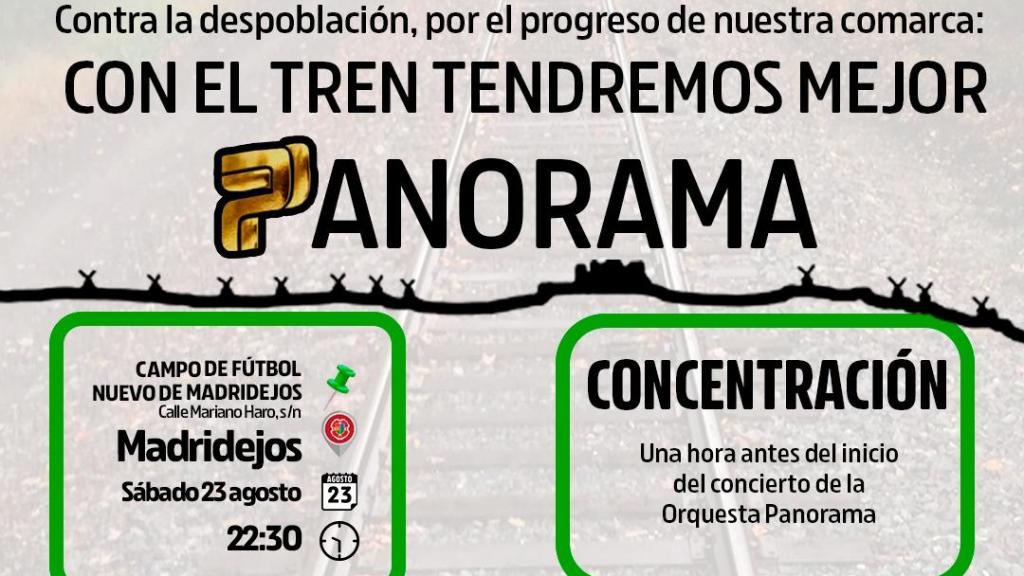 Cartel de la protesta.