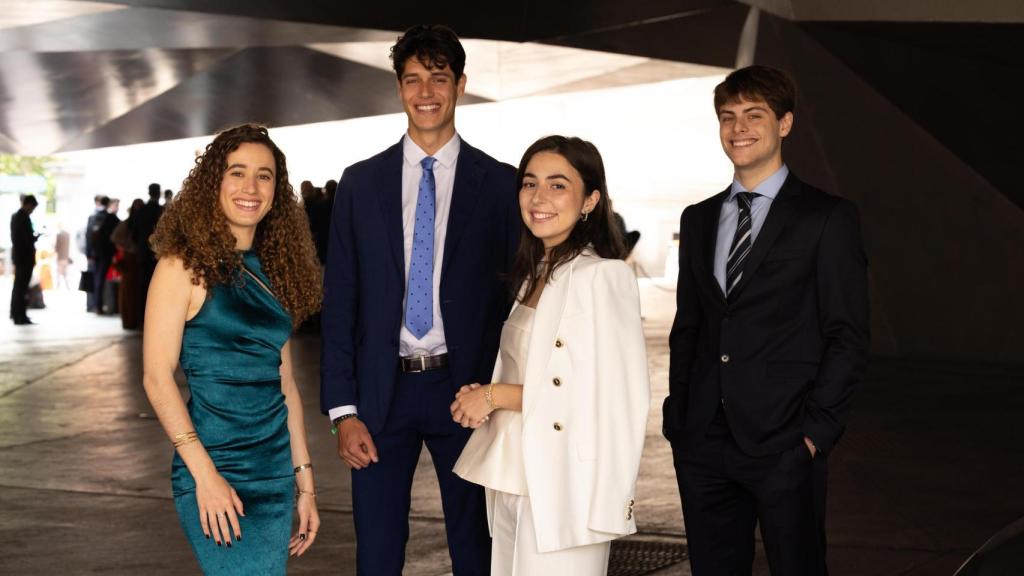 De izquierda a derecha: Júlia Laguna, Albert Gimó, Belén Luengo y Gonzalo Plaza.