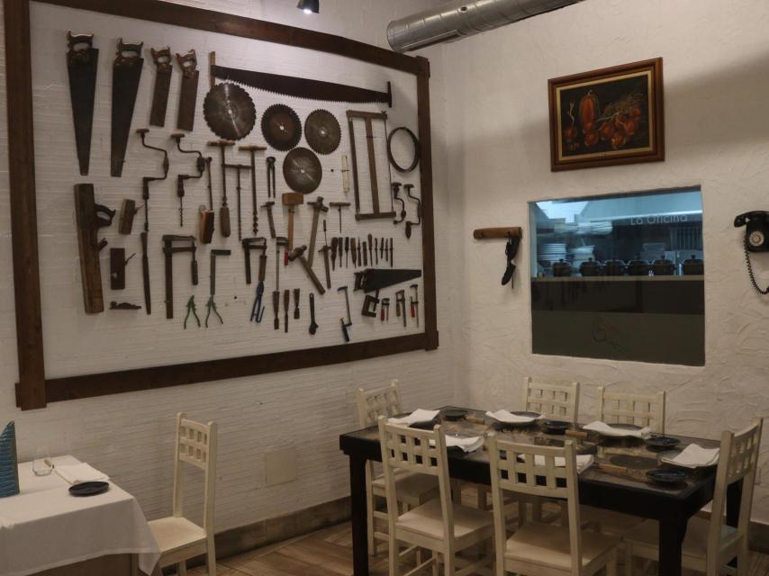 Interior de La Carpintería