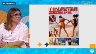 Lorena Vázquez, este jueves en 'Espejo Público'.