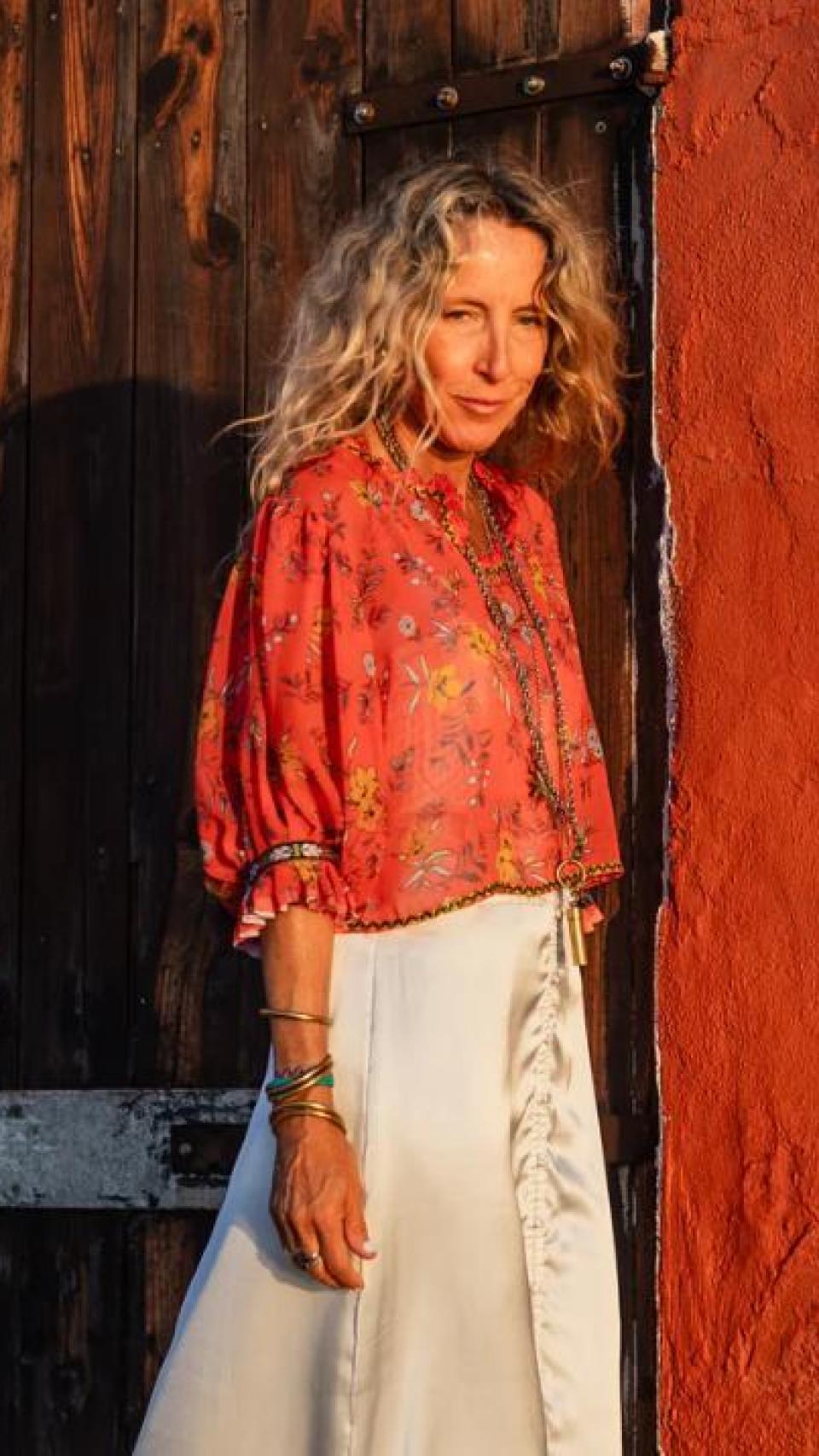 Eugenia Martínez de Irujo, con una blusa de la firma Gypsy Truck.