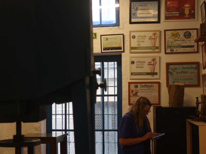 Interior de La Carpintería