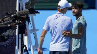 Alcaraz y Sinner, tras la final de Cincinnati.