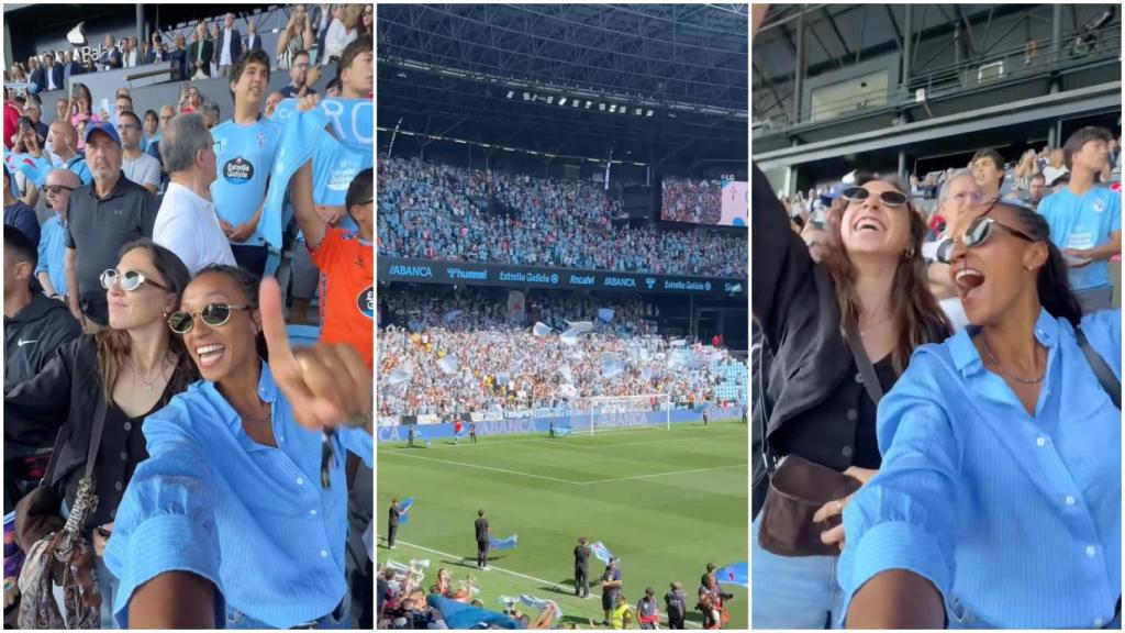 La gallega Ana Peleteiro tiene claro cuál es el mejor himno de la historia: Non penso baixarme de ahí
