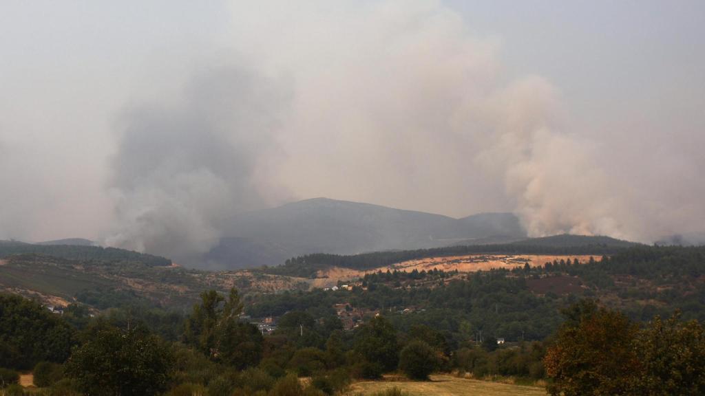 El incendio de Anllares del Sil (León)