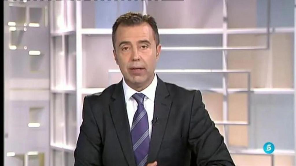 José Antonio Luque en 'Informativos Telecinco'.