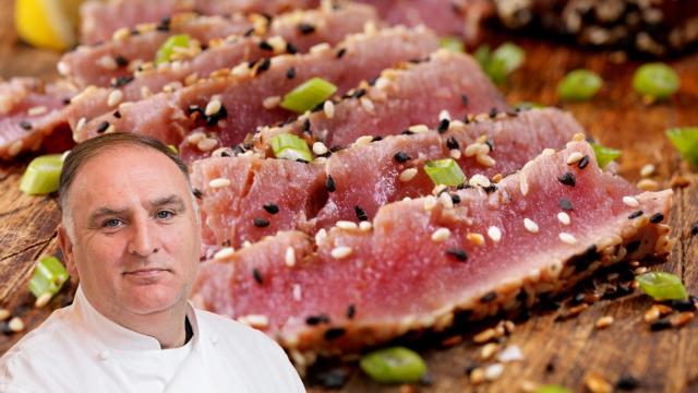 El chef José Andrés en un montaje de El Español