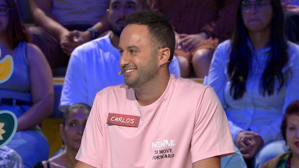 Carlos, concursante de 'La ruleta de la suerte'.